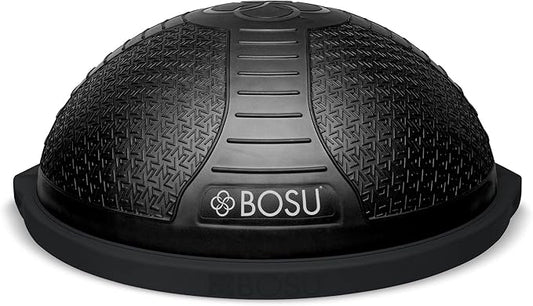 BOSU NexGen 25IN Home Fitness Exercise Gym Strength Flexibility Balance Trainer with Rubberized Non Skid Surface and Hand Air Pump