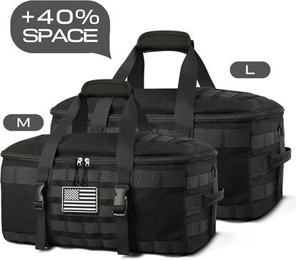 ETRONIK Gym Bags for Men, Large Tactical Duffle Bag Backpack with Shoe Compartment, 3 in 1 Carry on Bag Travel Backpack with Wet Pocket, Weekender Overnight Range Bag for Workout Football Gym, Black