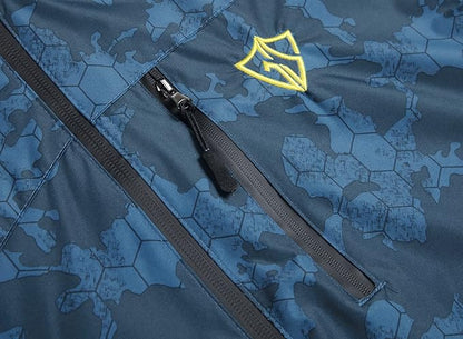 GIISAM Mens Windproof Jacket Waterproof Lightweight Mountain Sport Jacket for Men Hooded Windbreaker Raincoat