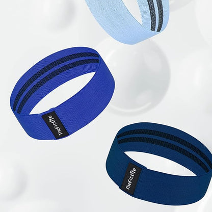 TheFitLife Resistance Exercise Bands for Women - Fabric Workout Bands for Booty, Hip, Glute, Leg, Thigh, Squat, Butt Lift Excersize and Fitness Loop Bands for Home Gym