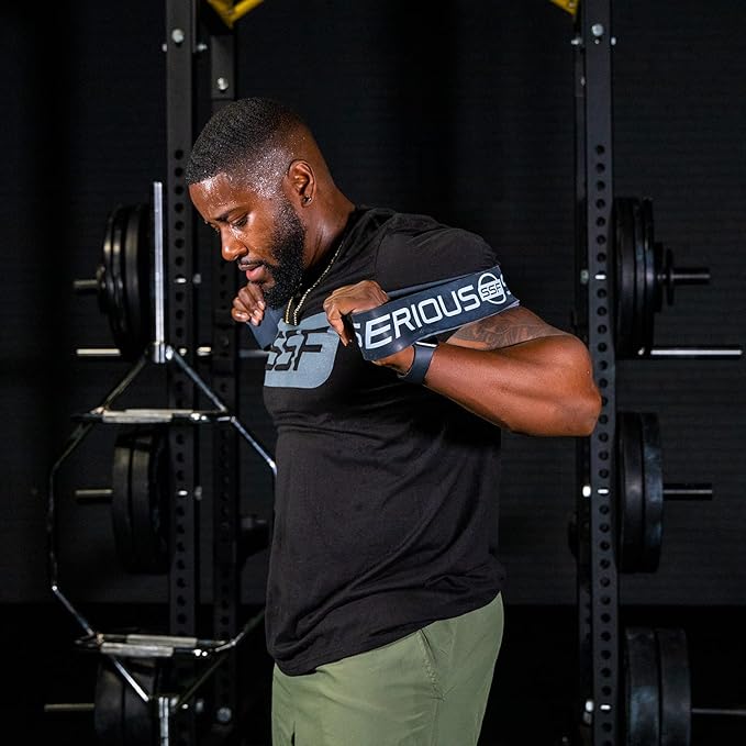 Serious Steel Fitness 32" Resistance Training Bands (Portable Exercise Band System Training Bands- Great for Individuals Under 5'10")