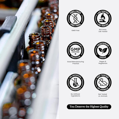 (2 Pack) Organic Moringa Leaf Extract Liquid Drops Supplement 1000mg with Turmeric and Black Pepper for Energy, Antioxidant and Skin, Green Superfood Supplement for Women Men, Vegan, 1 Fl Oz