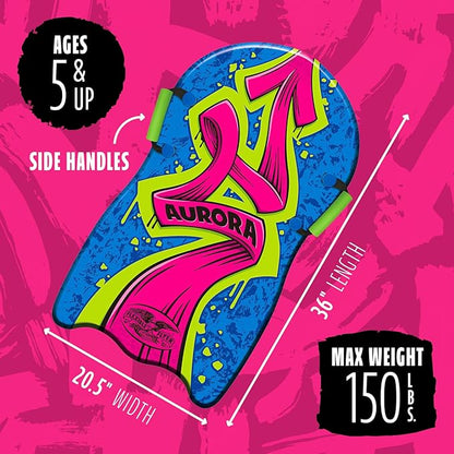 Flexible Flyer Lightweight Foam Slider, Adult and Kids Snow Play Sled with Handles, Winter Toboggan Sled for Ages 5 and Up