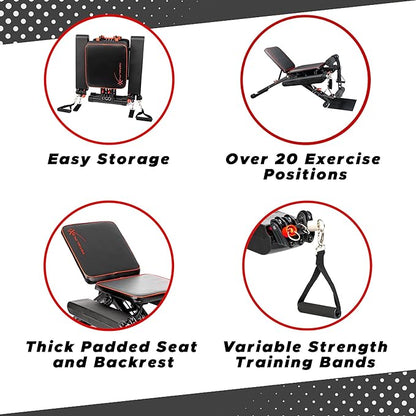 Compact Design, Home Gym, Versitiale Exercises, Workout Equipment,
