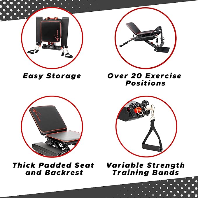 Compact Design, Home Gym, Versitiale Exercises, Workout Equipment,