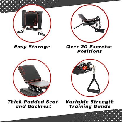 Compact Design, Home Gym, Versitiale Exercises, Workout Equipment,