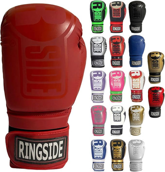 Ringside Apex Bag Gloves, IMF-Tech Boxing Gloves with Secure Wrist Support, Synthetic Boxing Gloves for Men and Women