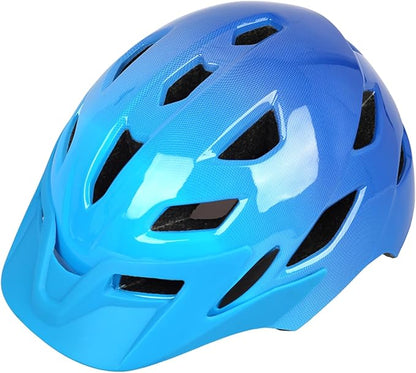 Kids Bike Helmet,Bavilk Kids Boys Girls Bike Helmets with LED Light Detachable Visor Children Youth Teen Multi-Sport for Skating Cycling Scooter Skateboard Adjustable & Lightweight 19.7"-22.4"