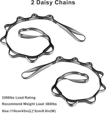 F.Life Aerial Silk Yoga Hammock & Swing for yoga Inversion,Strength training,starter hardware kit