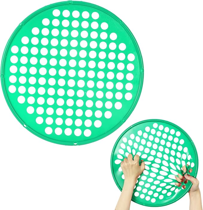 Hand Exercise Webs for Physical Therapy, Hand Grip Strengthener, Finger Exerciser, Portable Size, Latex Free, 7" Diameter