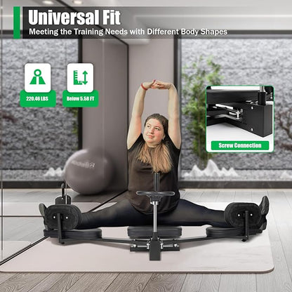 180° Stretch Leg Stretcher Split Machine, Split Machine for Flexibility, Hip Stretching Machines, for Yoga, Dance, and Martial Arts Enthusiasts, 220Lbs Load-Bearing Capacity