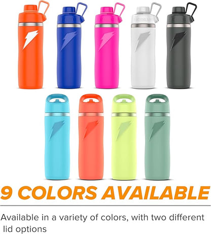 Gatorade 'Overtime' 22oz Stainless Steel Water Bottle, Straw Cap, Yellow