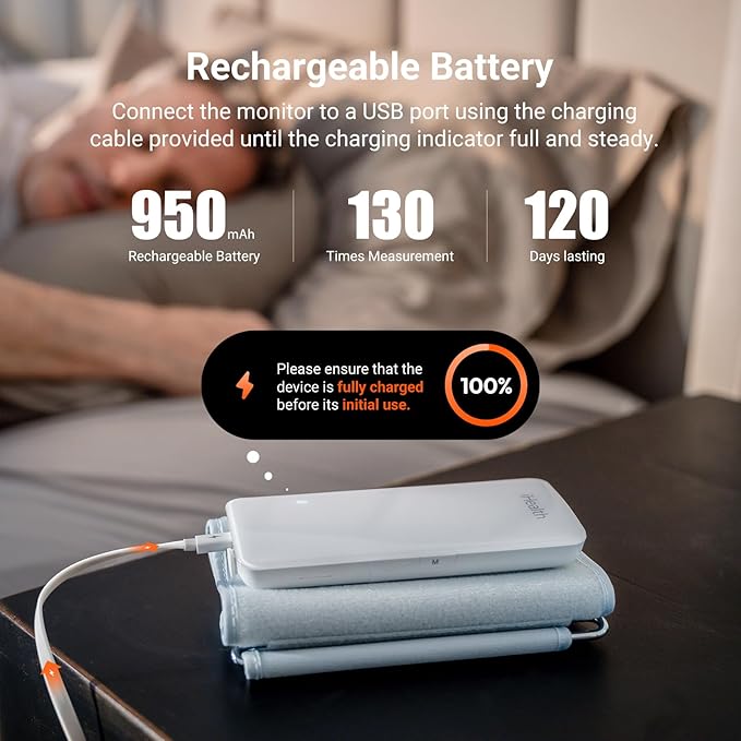 iHealth Neo Wireless Blood Pressure Monitor, Upper Arm Cuff, Bluetooth Blood Pressure Machine, Ultra-Thin & Portable, App-Enabled for iOS & Android