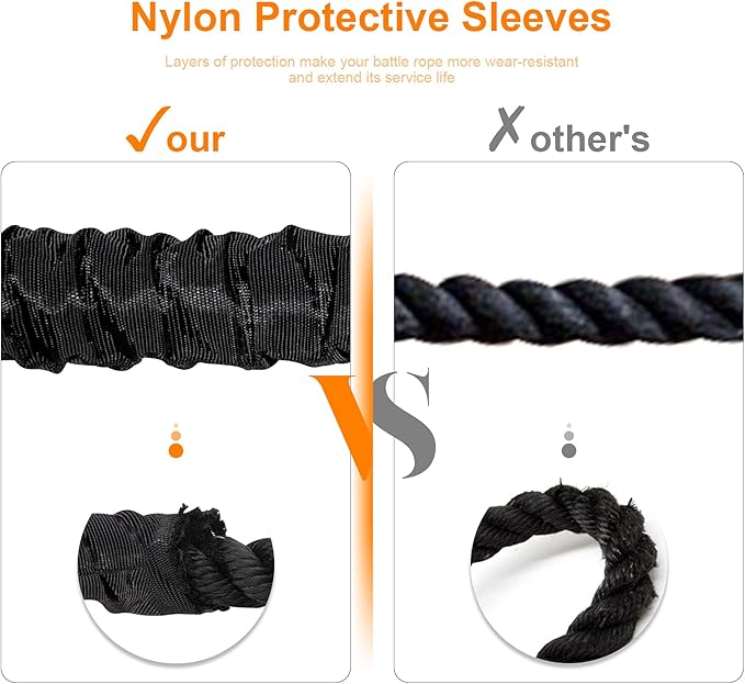 Battle Rope Battle Ropes for Exercise Workout Rope