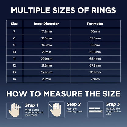 Fitness Tracker with Sleep Tracking, Smart Ring for Women Men, Activity Trackers Fitness Ring with 24/7 Heart Rate Monitor,Step Counter,Calorie Pedometer,No Subscription,for iOS Android(Rose Gold,#10)