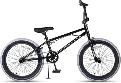 Freestyle BMX Bike, 18 20 Inch Kids Bicycle for 5-13 Years Old Kids and Beginner Level Rider, Multiple Colors