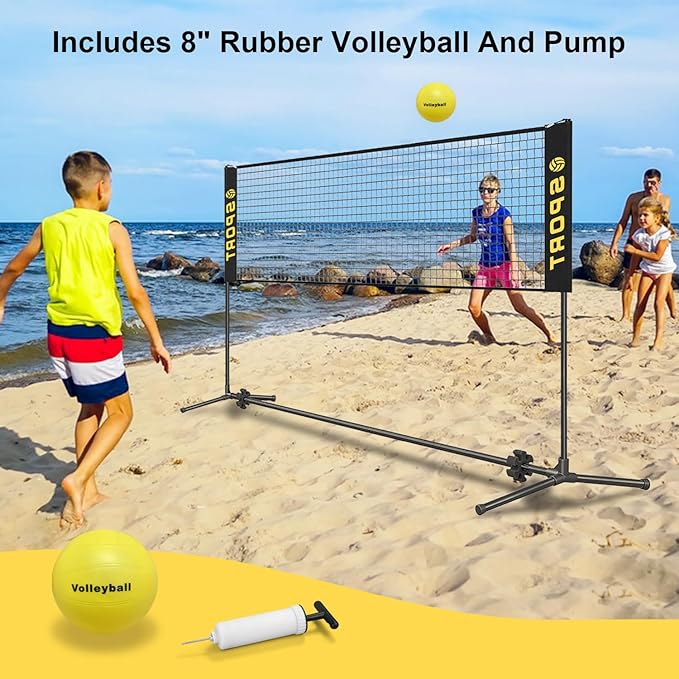 10 FT Mini Portable Tennis Net Equipment Set 2.7FT-5.1FT for