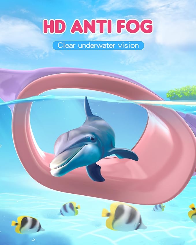 Kids Swim Goggles,Swimming Goggles for Kids 6-14, Anti-Fog UV Protection Pool Glasses for Boys Girls