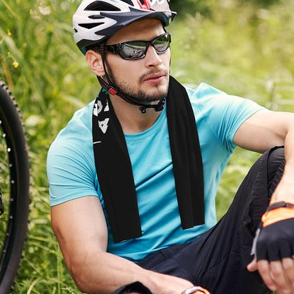 Custom 1-100PCS Cooling Sports Towel, Personalized Photo Logo Soft Cold Exercise Towel for Neck and Face Customized Quick-Drying Cooling Wrap Fitness Workout Sweat Towel 12"x40" (6)