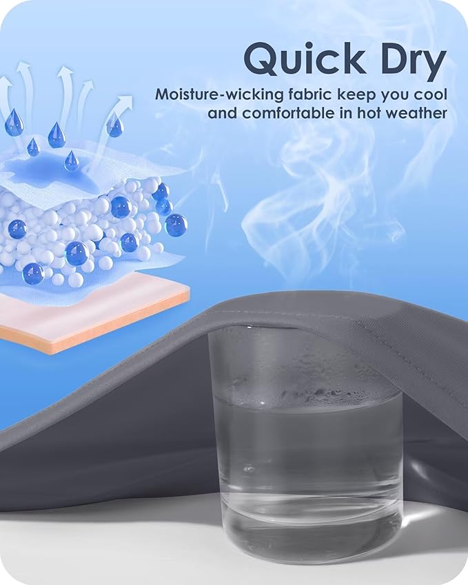 Boladeci Men's Swim Shirt Short Sleeve UPF 50+ Sun Protection SPF UV Moisture Wicking Lightweight Quick Dry Rash Guard