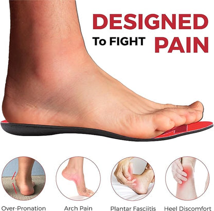 Form Premium Narrow Insoles for Comfort & Maximum Pain Relief, Ideal for Narrow Shoes & Boots