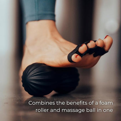 EI8HTBALL - Foot Roller for Plantar Fasciitis, Myofascial Release, Peanut Massage Ball for feet and Overall Body