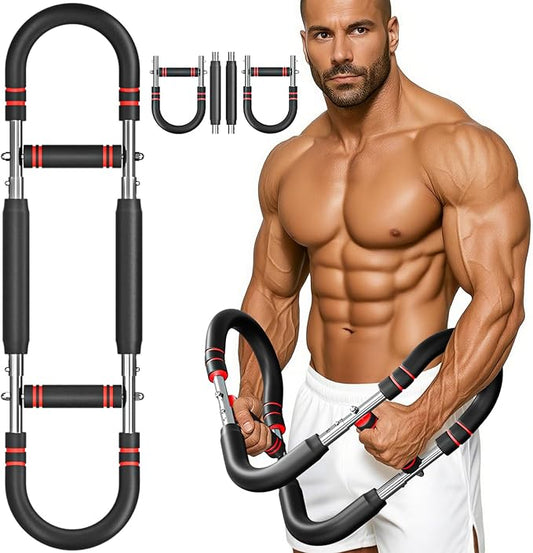 2025 New Twister Arm Trainer - Adjustable Chest Workout Equipment for Men, Professional Arm and Chest Muscle Trainer, Portable Upper Body Workout Machine for Shoulder Forearms Strength Training