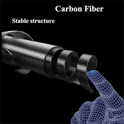 29.13" /Radial Wavy 3/8-10 3/8-11 3/8-14 Uni-Loc 5/16-18 Carbon Pool Cue Single Shaft, Low Deflection Technology, Ultra-Smooth, pro Taper, Easy to Control