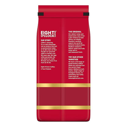 Eight O'Clock Coffee The Original Ground Coffee, Medium Roast, 32 Ounce (Pack of 1) - Sweet, Fruity, Well Balanced
