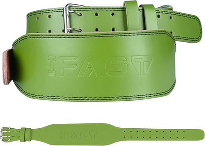 Leather Weight Lifting Belt 4 Inch