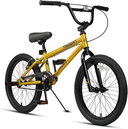 20 24 26 Inch BMX Race Bike Trident Bicycles Beginner-Level to Advanced Riders with 2 Pegs, Multiple Colors