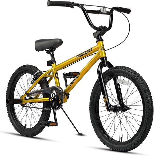 20 24 26 Inch BMX Race Bike Trident Bicycles Beginner-Level to Advanced Riders with 2 Pegs, Multiple Colors