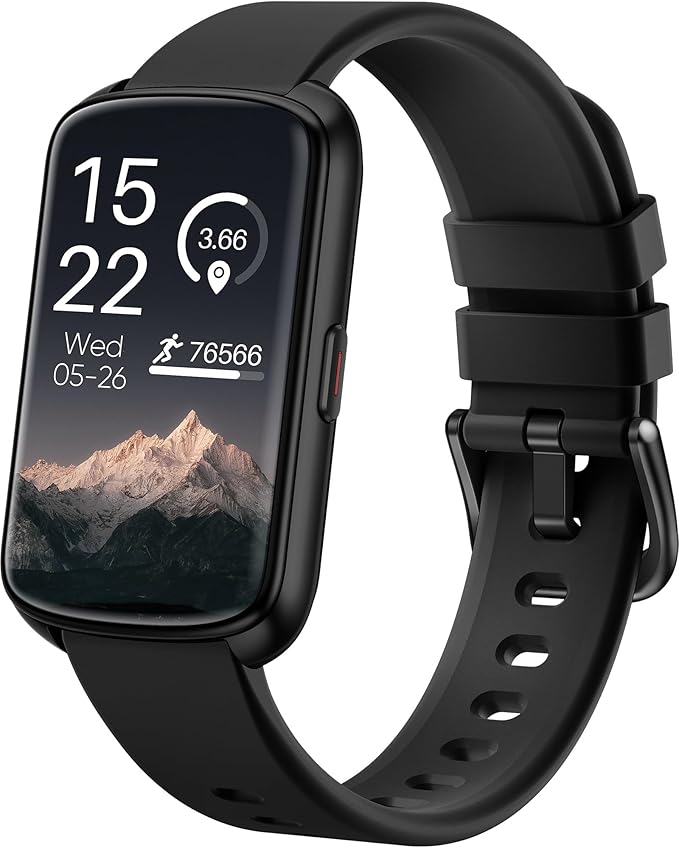 Fitness Tracker, Smart Watch for Women Men with 24/7 Heart Rate/Blood Pressure/Blood Oxygen Monitor,Sleep Tracker,Step & Calorie Counter, IP68 Waterproof Fitness Watches Compatible with Android&iPhone