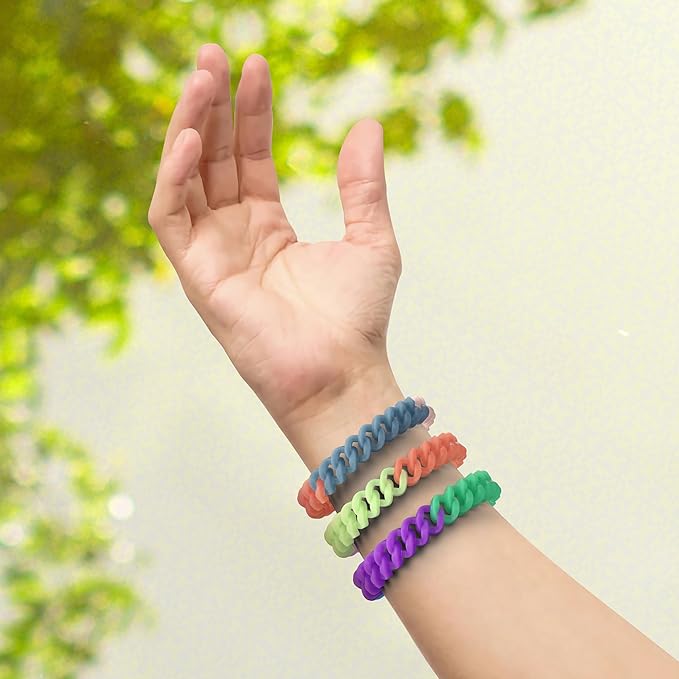 6 Pack Mosquito Repellent Bracelets for Adults and Kids