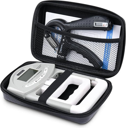 Handeful Grip Strength Tester Trainer - Dynamometer Handgrip Measurer Meter, Handheld Strengthener Exerciser for Sports, School, and Home Use (198Lbs / 90Kgs)