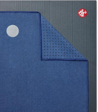 Manduka Yogitoes Yoga Towel – Rubber Grip Dots Non-Slip Bottom, Quick Dry Fitness Towel for Hot Yoga, Pilates, Exercise