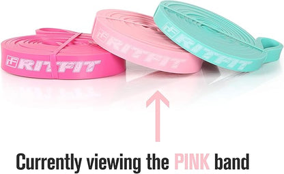 RitFit Pull Up Assist Band - Premium Resistance Band for Pull Up Assistance, Resistance Training, Body Stretching, Powerlifting, Mobility Training