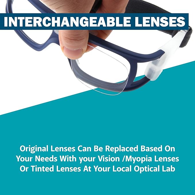 BLUE CUT Safety Outdoor Sports Goggles Unisex Anti Fog Ideal For Basketball Racquetball