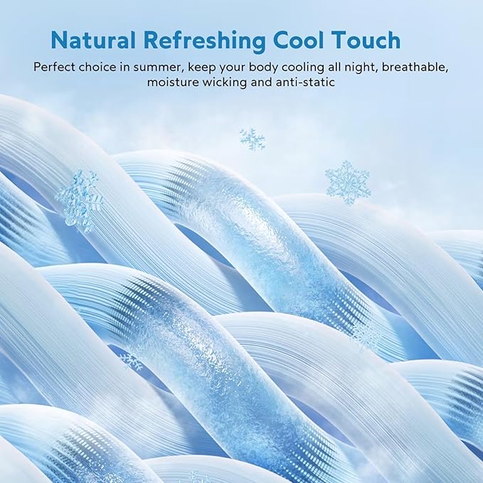 HOMFINE Cooling Blankets for Hot Sleepers - Summer Blanket Thin Lightweight Breathable Soft Double Side Enhanced Cooling for Bed Couch Sofa, Keep Cool for Night Sweats (Dark Blue, 50 x 70 inches)