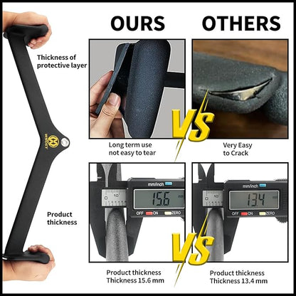 LAT Pulldown Attachment,Back Tricep Bar Strength Training,Handle Grips Lat Pull Down Bar Press Down Exercises,Cable Machine Accessories, Cable Back Attachments for Home Gym