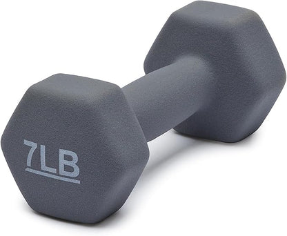 Amazon Basics Neoprene Dumbbell Hand Weights for Exercise and Muscle Toning