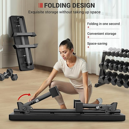 Flat Weight Bench - Heavy Duty Foldable Workout Bench for Home Gym, 1300lb Capacity Adjustable Strength Training Bench Press for Ab and Full Body Exercises, Sturdy and Easy to Fold