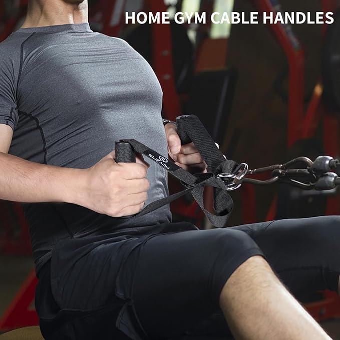 Landmine Attachment for Barbell Bar，Portable Landmine Handle Straps, T Bar Row Attachment, Fits Barbell and Cable Machine, Portable Strength Training and Home Gym Equipment