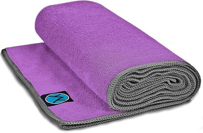 Youphoria Yoga Microfiber Non-Slip Towel - Hot Yoga Mat Towel for Enhanced Grip and Sweat Absorption