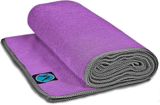 Youphoria Yoga Microfiber Non-Slip Towel - Hot Yoga Mat Towel for Enhanced Grip and Sweat Absorption