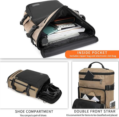 Kalesi Gym Duffle Bag Backpack 4-Way Waterproof with Shoes Compartment for travel Sport Hiking laptop