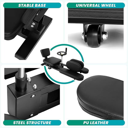 330lbs Leg Stretcher Machine – 240° Hip Stretch for Enhanced Flexibility in Ballet, Dance, Yoga, Gymnastics & Fitness Training