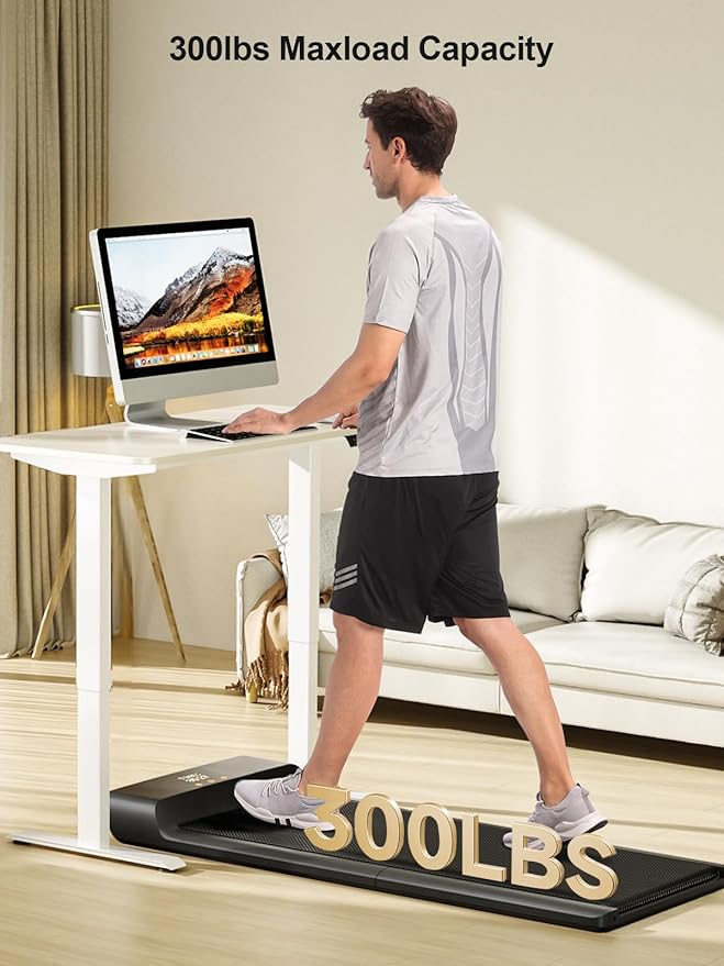 WALKINGPAD Foldable Walking Pad Treadmill for Home Office, Under Desk Treadmill with Adaptive Speed Control, Compact Design for Small Spaces, No Assembly Needed