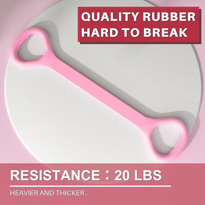 LEZER Figure 8 Resistance Band, Fitness Elastic Rope, Execrise Workout for Arm, Back, Chest and Shoulder, Yoga, Pilates, Stretching, Physical Therapy Equipment