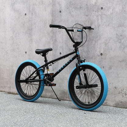 Freestyle BMX Bike, 18 20 Inch Kids Bicycle for 5-13 Years Old Kids and Beginner Level Rider, Multiple Colors
